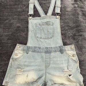 Wax Jean Light Blue Denim Overalls
